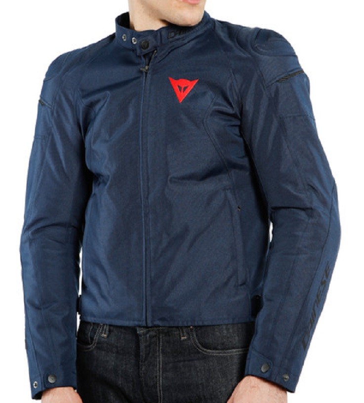 Dainese Mistica Tex blu scuro Black iris jacket