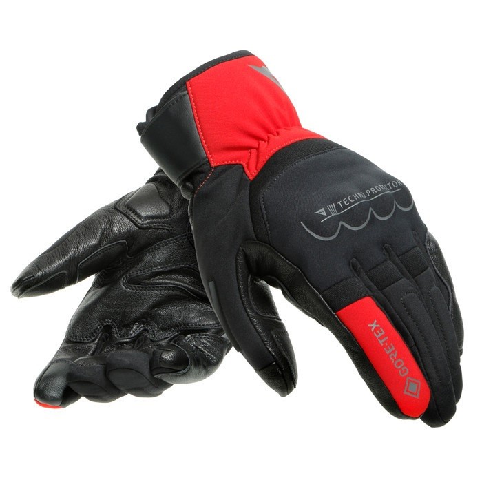Guanti Dainese Thunder goretex Black red gloves