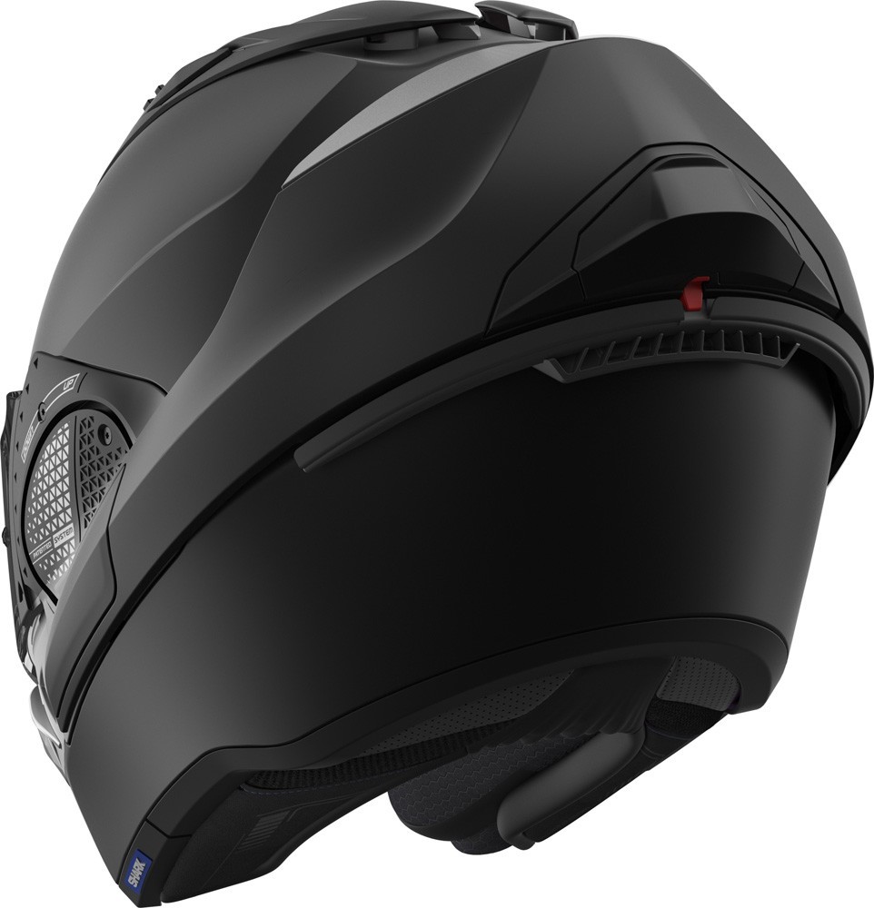 Casco modulare apribile reversibile moto Shark Evo Gt nero opaco black matt helmet casque