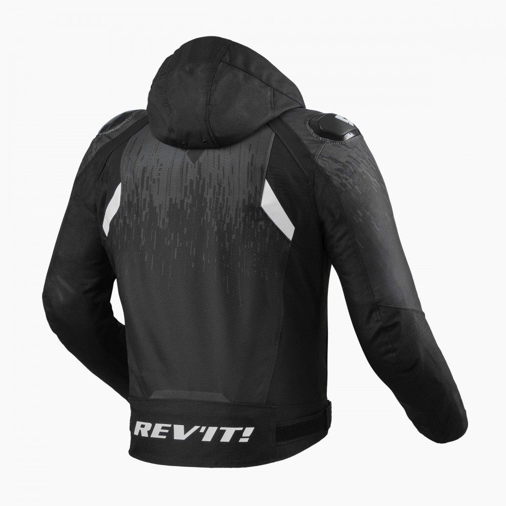 Giacca moto impermeabile Revit Quantum 2 h2o nero antracite black jacket