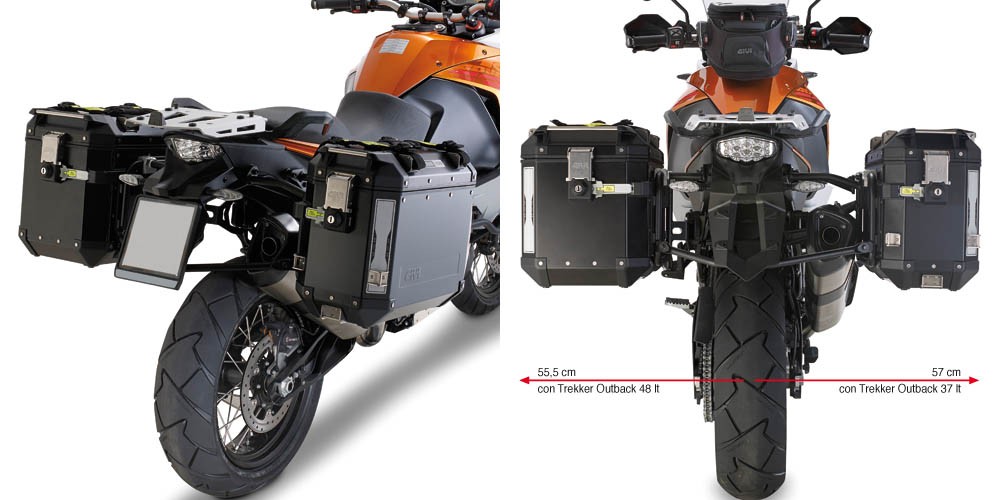 Telai laterali Ktm 1290 Super Adventure T Givi PL7705CAM side frame