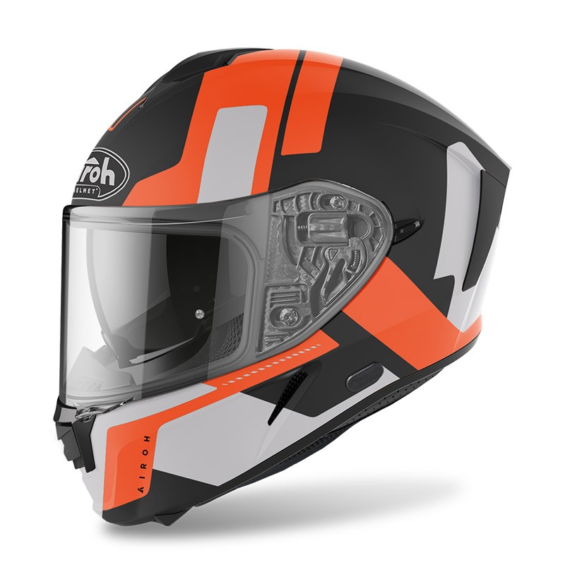 Airoh Spark Shogun arancione opaco orange matt helmet casque