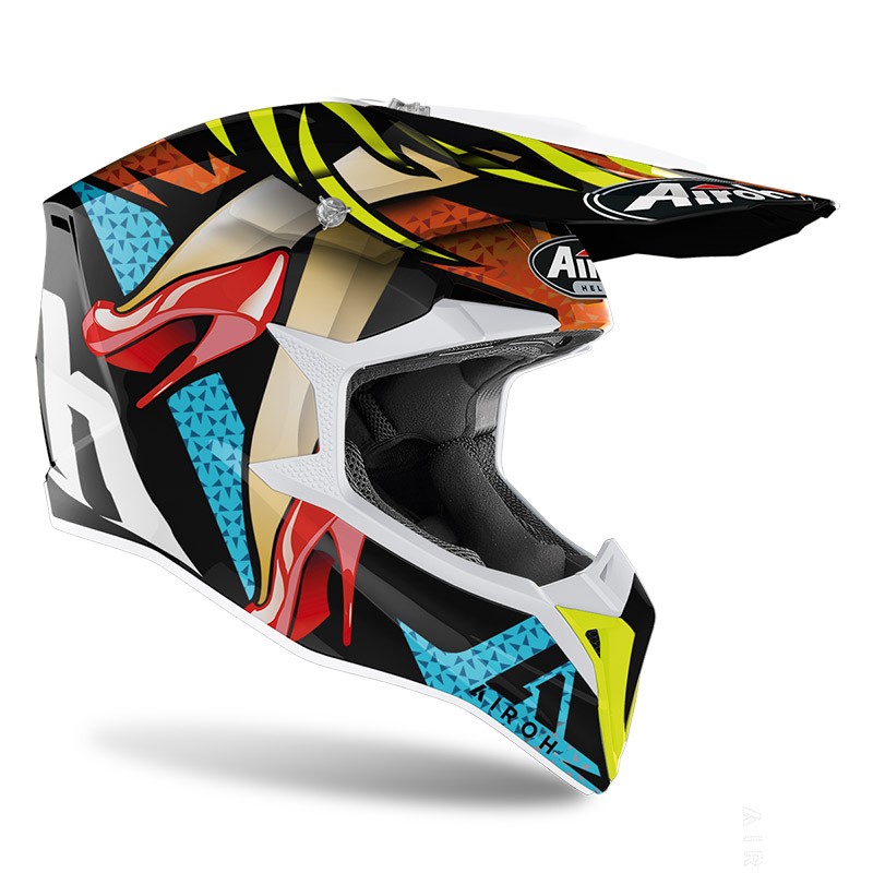 Airoh Wraap Lollipop cross enduro motard off road helmet casque