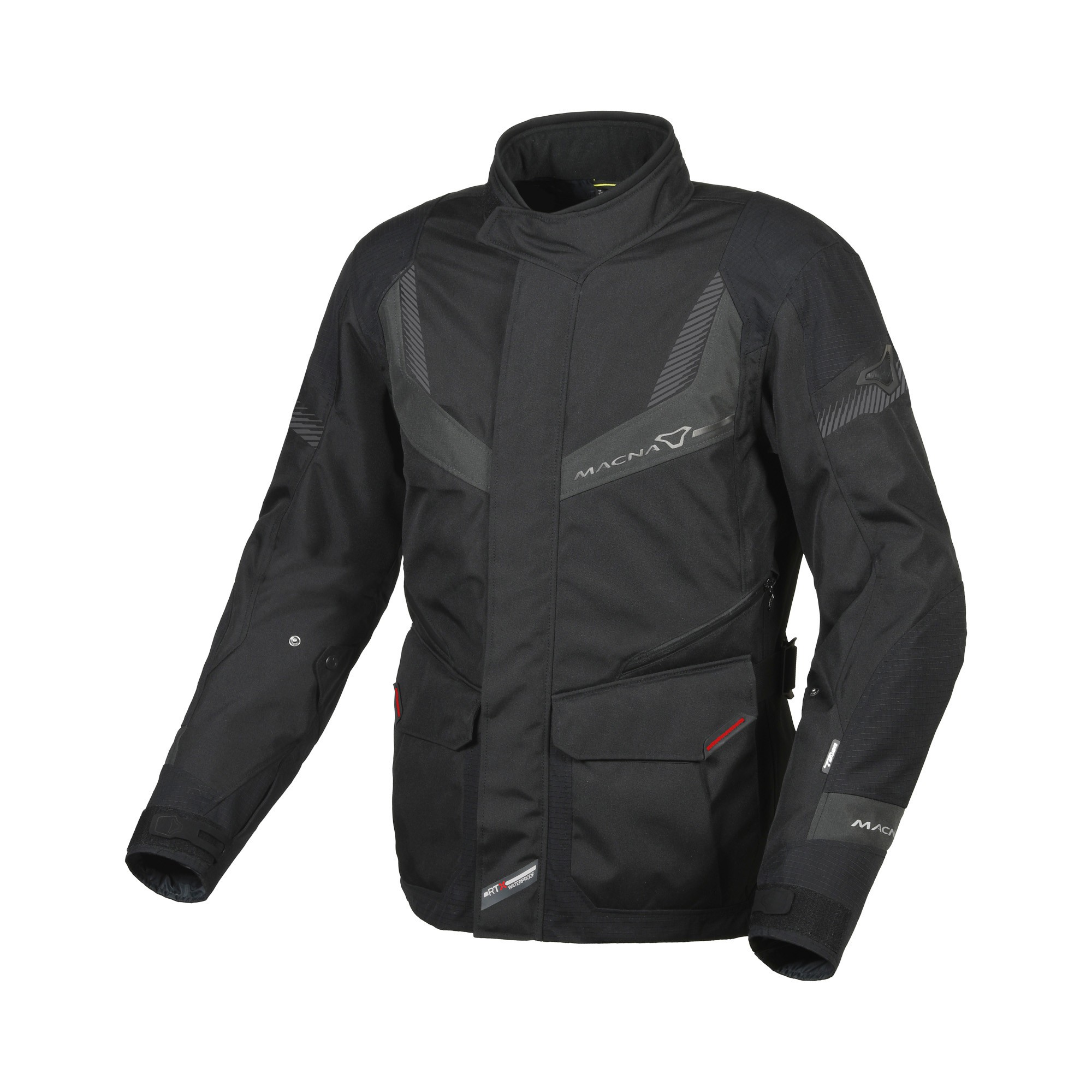 Giacca moto touring Macna Rancher nero black jacket