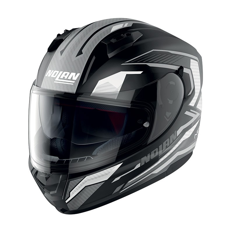 Casco integrale Nolan N60.6 Perceptor white helmet casque