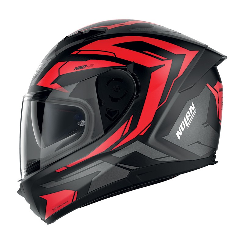 Casco integrale Nolan N60.6 Anchor red helmet casque