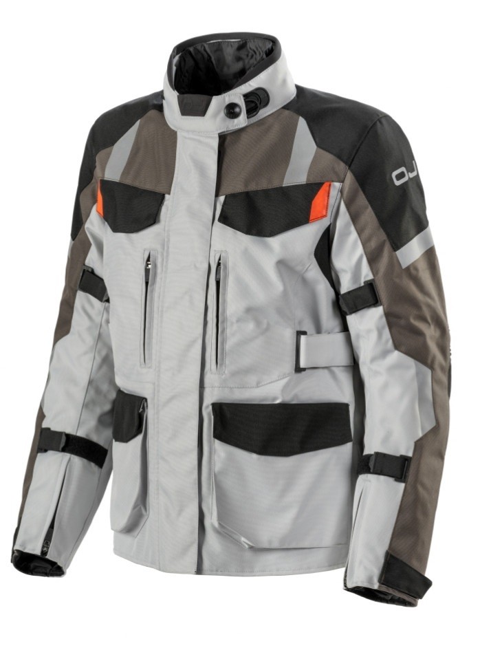 Giacca donna moto Oj Wander lady black light grey brown touring quattro stagioni four seasons jacket