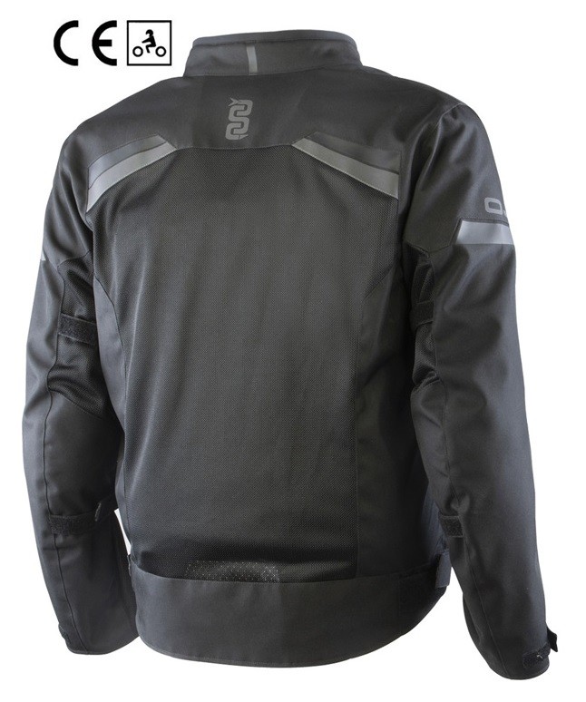 Giacca moto Oj Racy man black mesh jacket