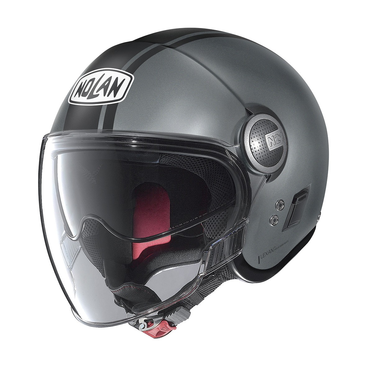 Casco Nolan N21 Visor Dolce Vita flat lava grey helmet casque