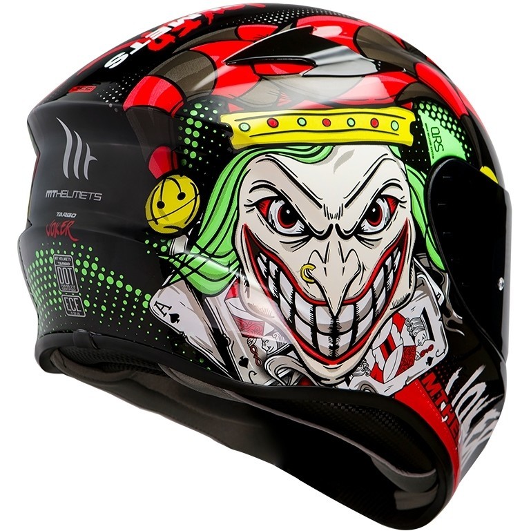 Casco Moto Integrale MT Helmets Joker Nero black