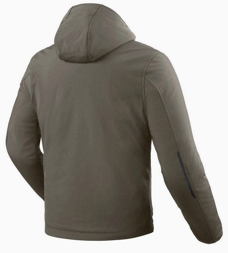 Giacca moto Rev'it Traffic h2o verde scuro dark green waterproof jacket