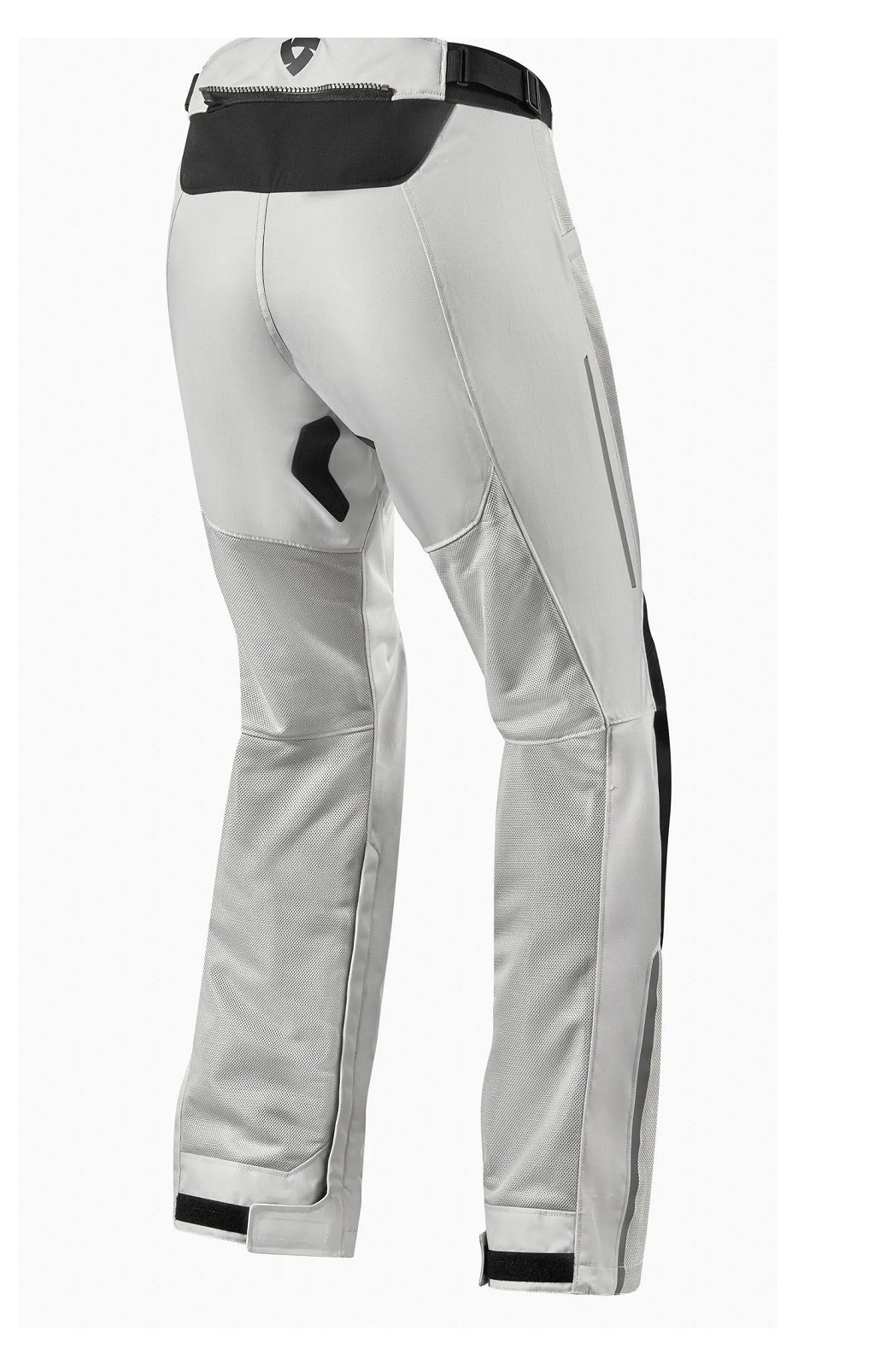 Pantaloni accorciati moto estivi traforati Rev'it Airwave 3 short argento silver summer perforated trouser pant