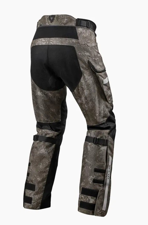 Pantaloni tre strati moto touring Rev'it Sand 4 mimetico marrone camo brown trouser pant