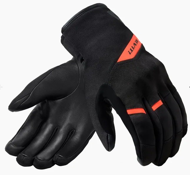 Guanti Revit Grafton h2o black orange gloves