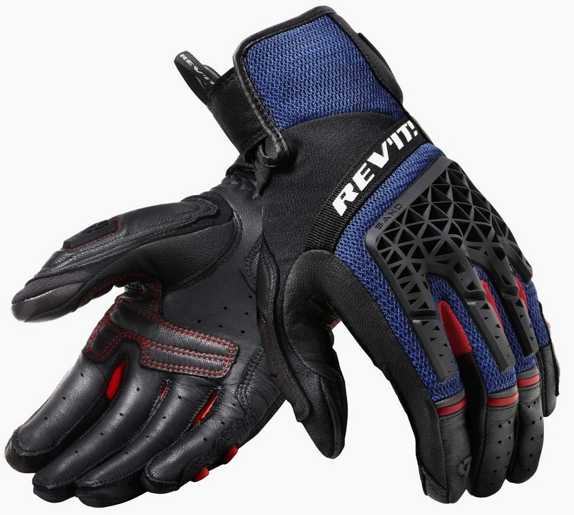 Guanti estivi Revit Sand 4 blu nero black gloves