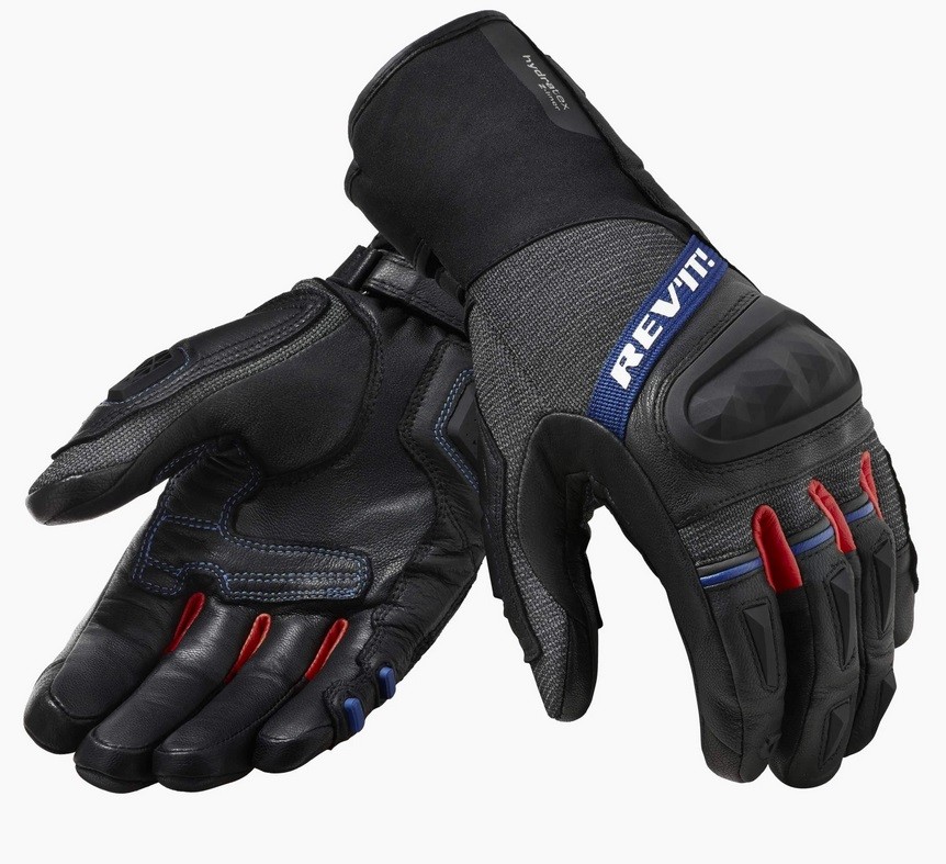 Guanti invernali Revit Sand 4 h2o nero rosso red black impermeabili gloves