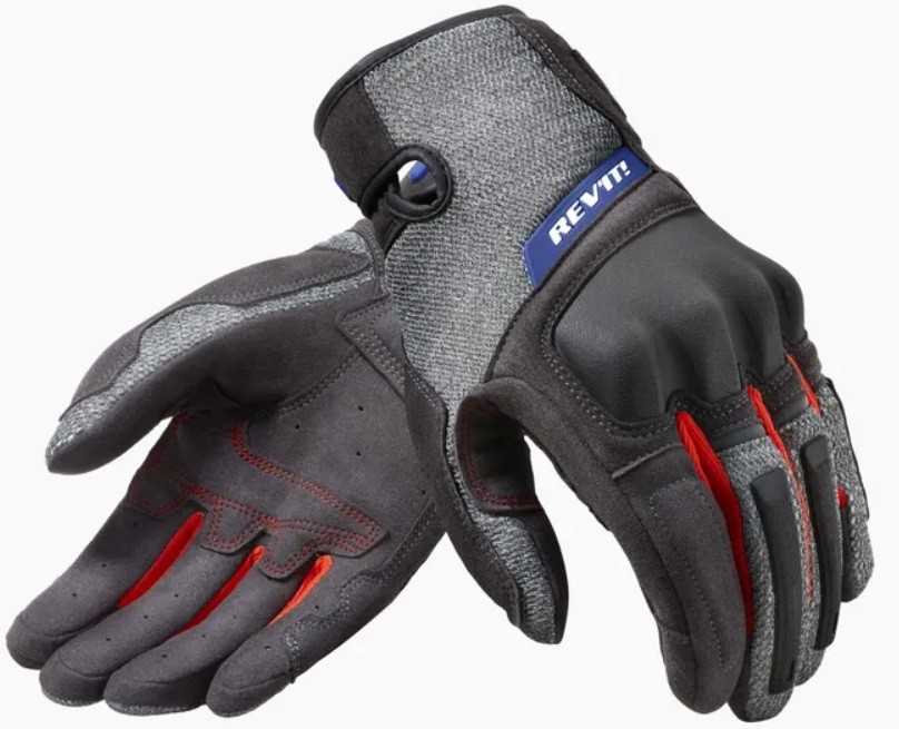 Guanti Revit Volcano black grey gloves