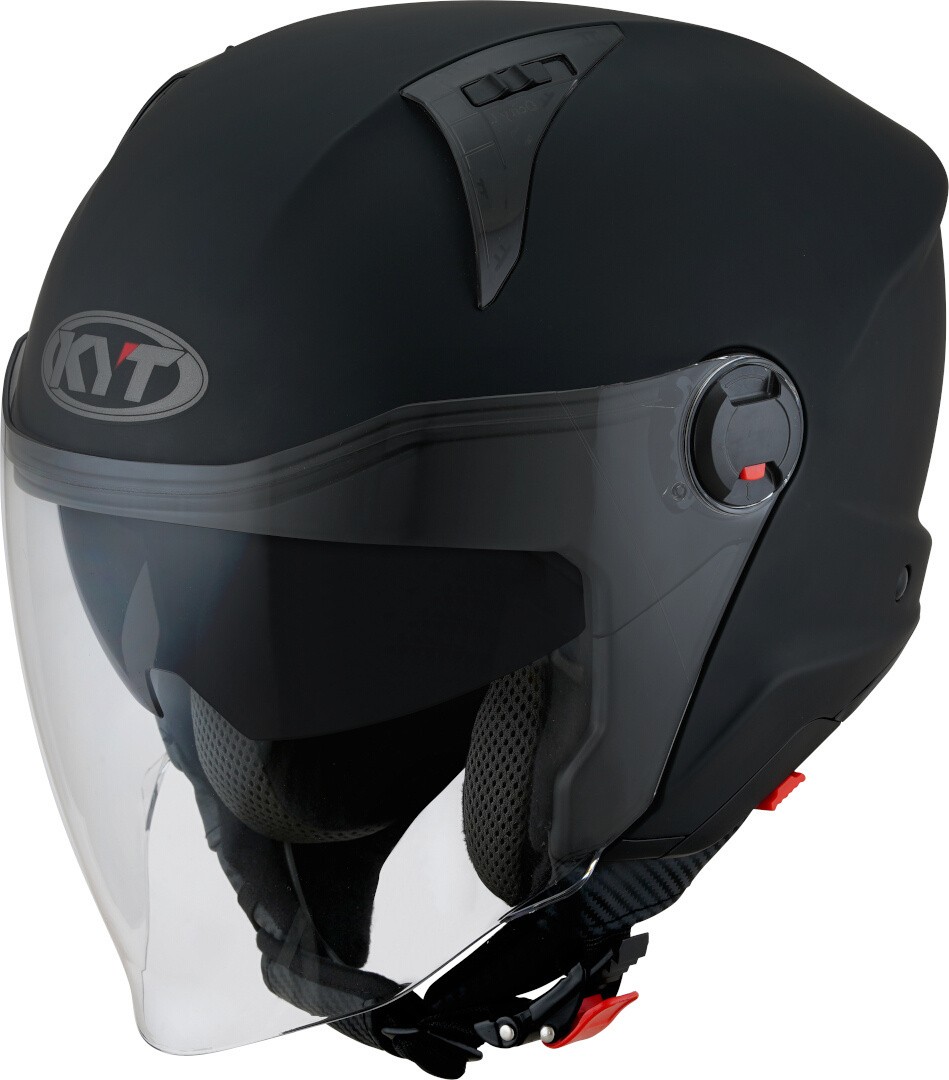 Casco KYT D-city black mat helmet casque