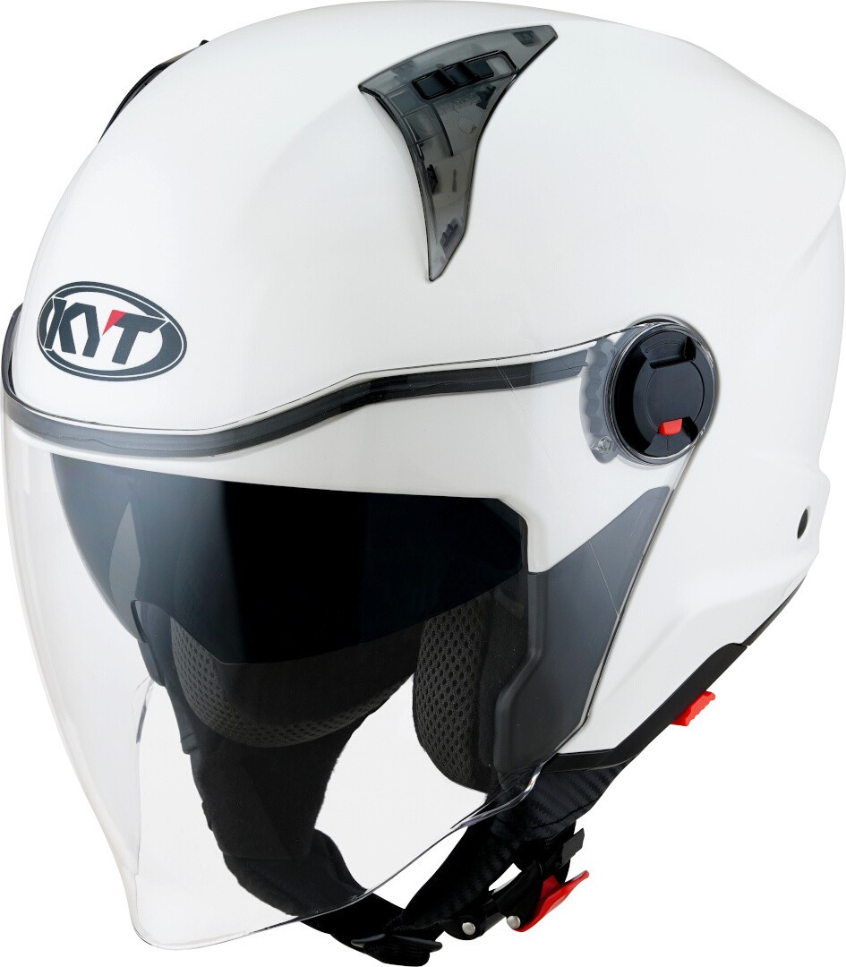 Casco KYT D-city white helmet casque