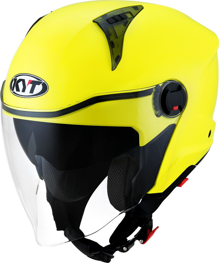 Casco KYT D-city yellow helmet casque