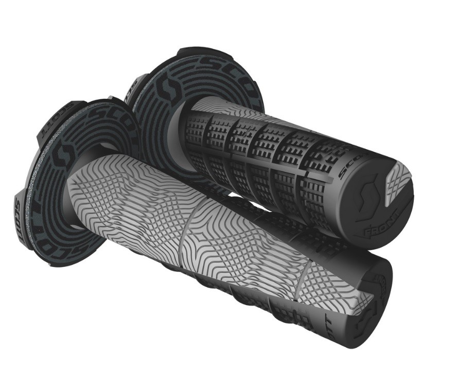Manopole cross SCOTT Deuce + donut black grey handgrip