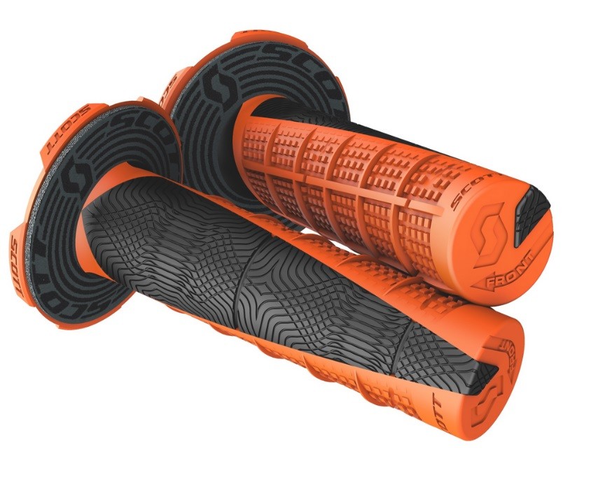 Manopole cross SCOTT Deuce + donut orange black handgrip