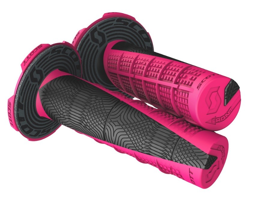 Manopole cross SCOTT Deuce + donut pink black handgrip