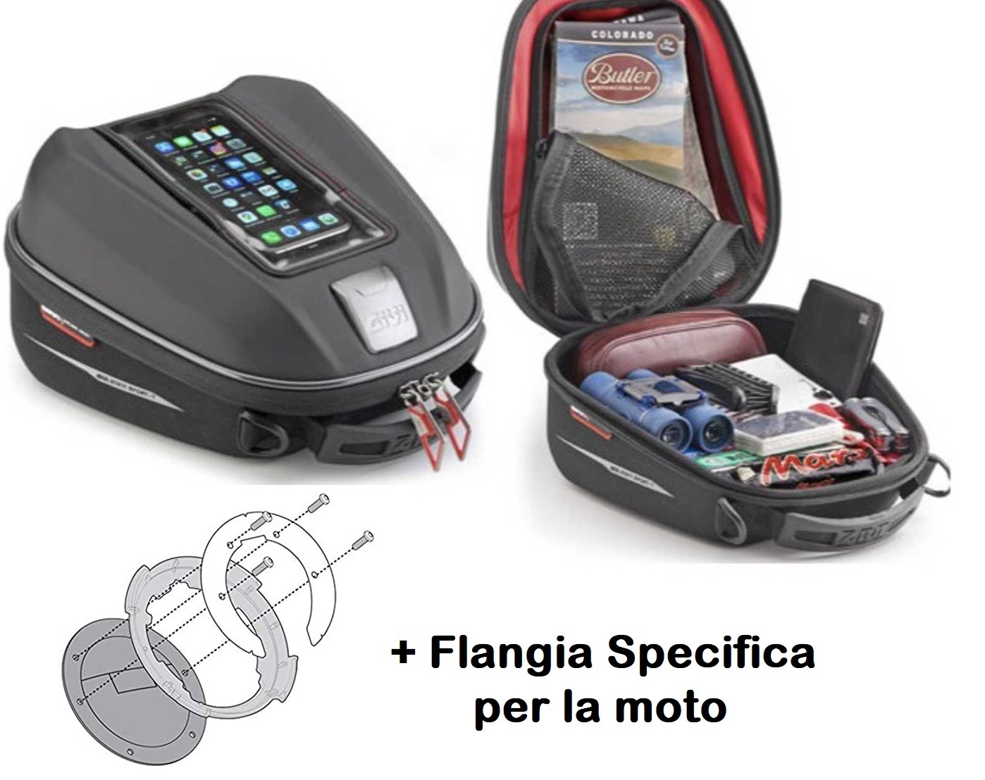 Borsa serbatoio tanklock tankbag Mv Agusta F3 675 Givi St611 e Bf02