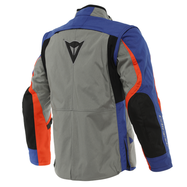 Giacca moto Dainese Alligator Charcoal-Gray Blu Flame-Orange jacket