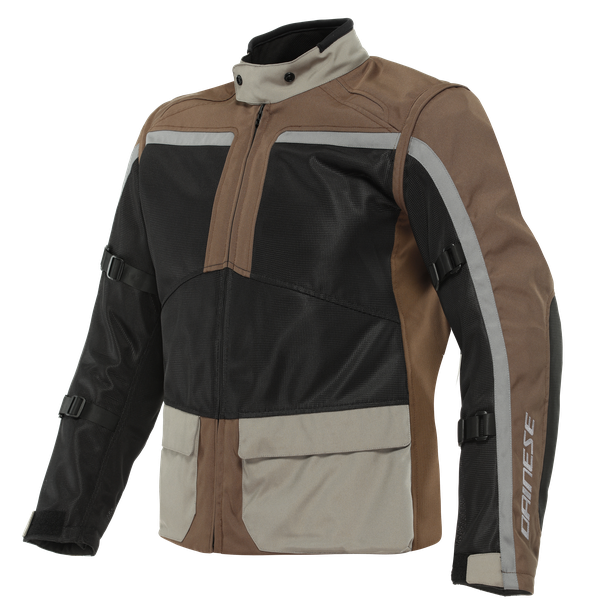 Giacca moto Dainese Outlaw Black Carafe Walnut Charcoal-Gray jacket