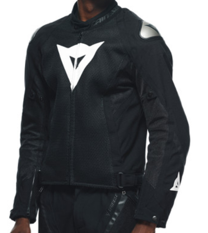 Giacca moto sport touring primavera estate Dainese Energyca Tex nero black spring summer jacket