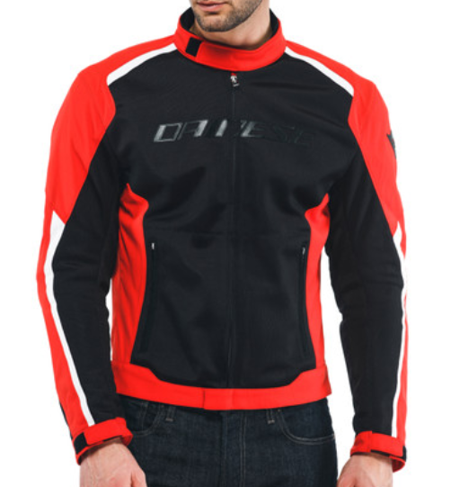 Giubbotto Giacca moto Dainese Hydraflux 2 dry black lava red estivo traforato con membrana impermeabile removibile jacket
