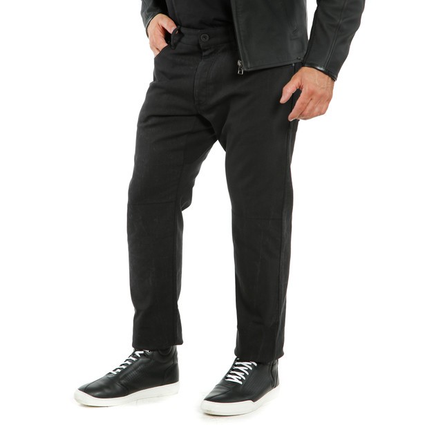 Jeans pantalone moto Dainese Casual regular Tex nero black trouser pants