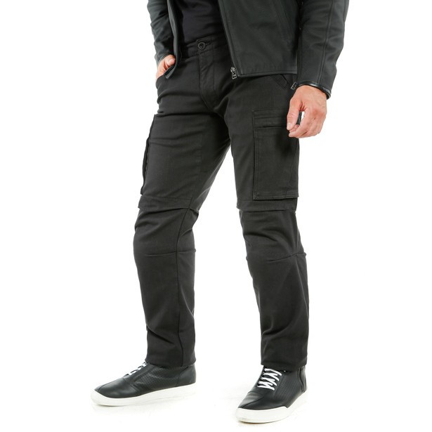 Jeans pantalone moto Dainese Combat Tex nero black trouser pants