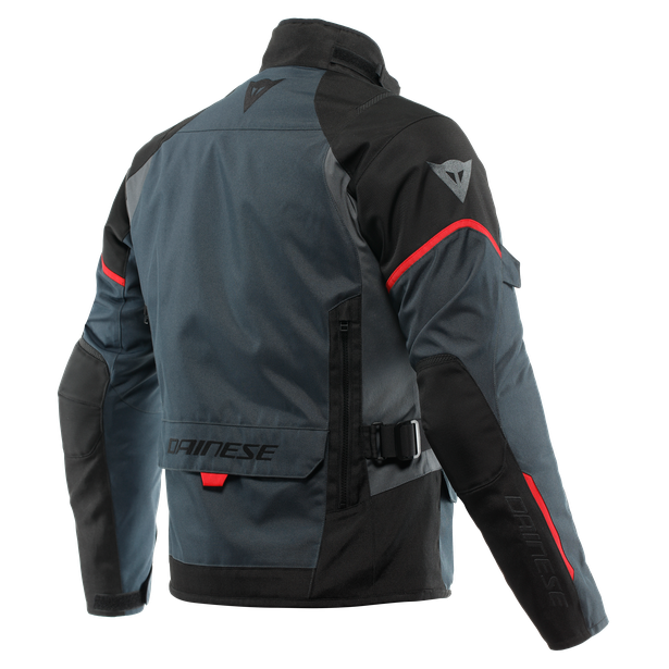 Giacca moto Dainese Tempest 3 D-dry nero rosso black ebony lava red sport touring jacket