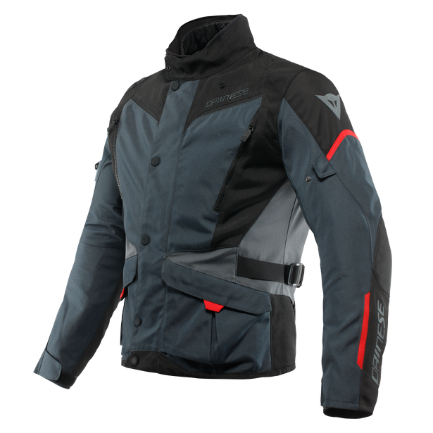 Giacca moto Dainese Tempest 3 D-dry nero rosso black ebony lava red sport touring jacket