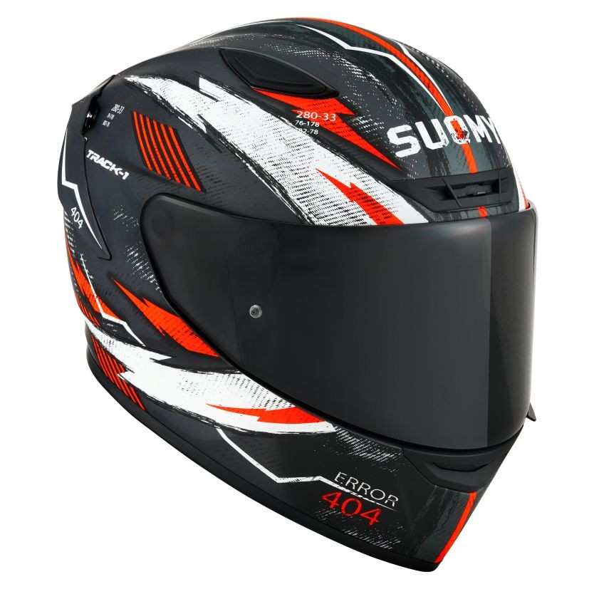 Casco integrale Suomy Track-1 404 MATT ANTHRACITE helmet casque