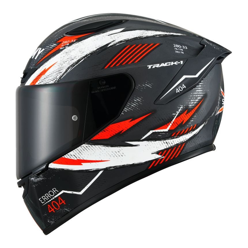 Casco integrale Suomy Track-1 404 MATT ANTHRACITE helmet casque