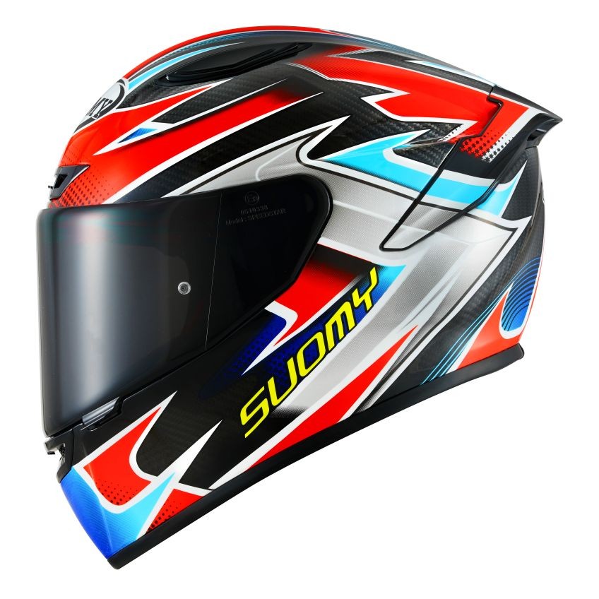 Casco integrale fibra moto Suomy TX-PRO Carbon Flat Out helmet casque