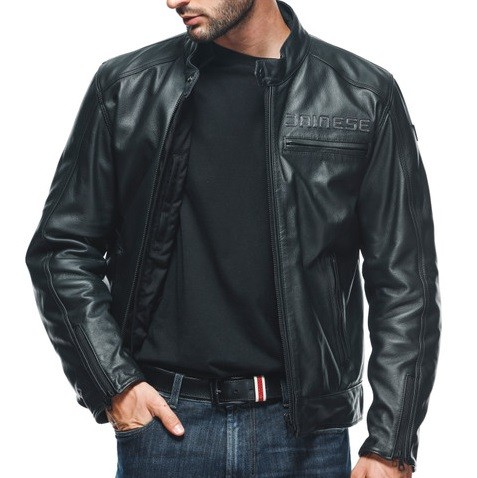 Giacca pelle Dainese Zaurax black leather jacket