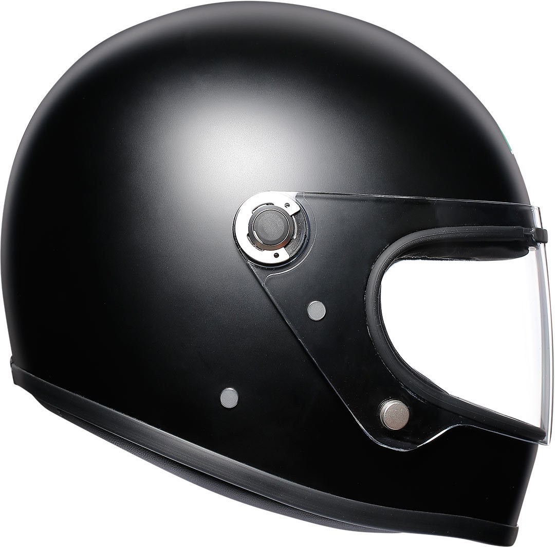 Casco integrale fibra vintage Agv X3000 nero opaco black mat cafe racer fiber Helmet casque