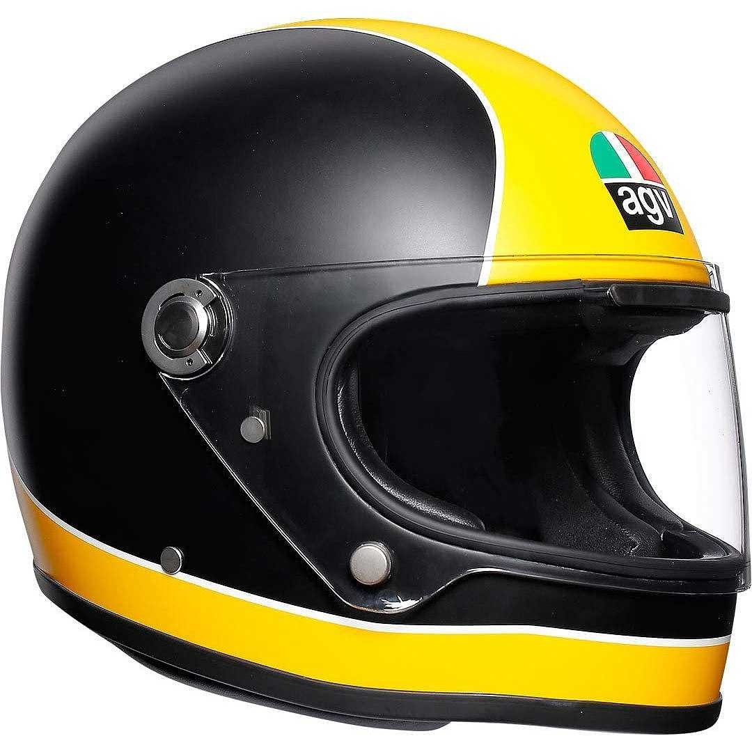 Casco integrale Agv X3000 Super Agv black mat yellow helmet