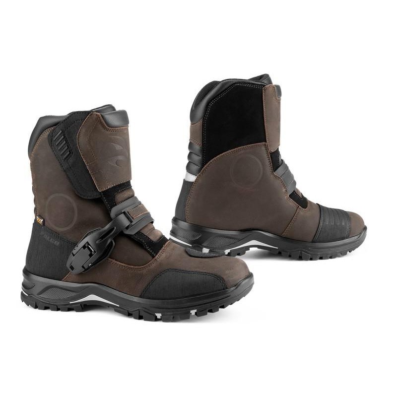 Stivali bassi moto atv quad enduro motard Falco Marshall marrone brown Boots