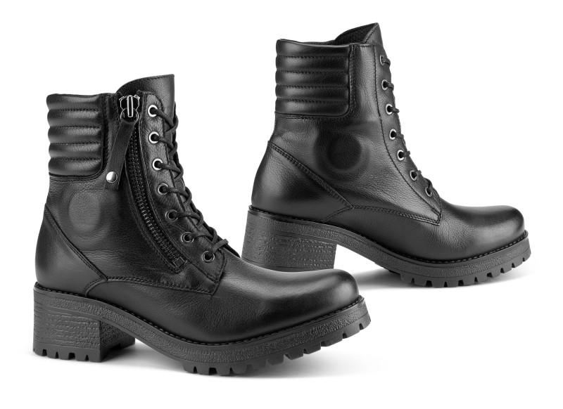Scarpe moto donna Falco Misty lady nero black woman shoes