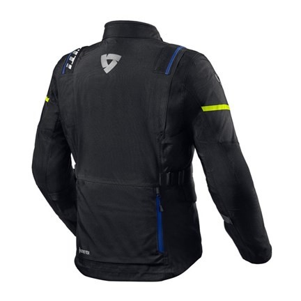 Giacca moto touring Rev'it Vertical gtx nero black laminata goretex jacket