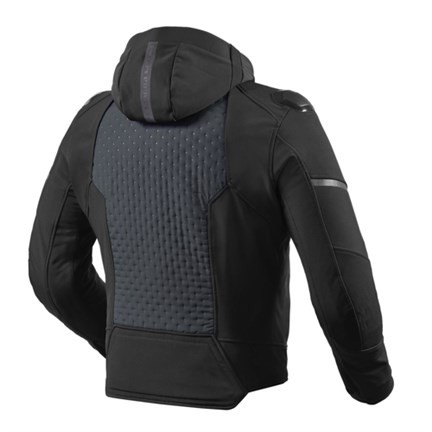 Giacca moto impermeabile Rev'it Iridium h2o nero black jacket