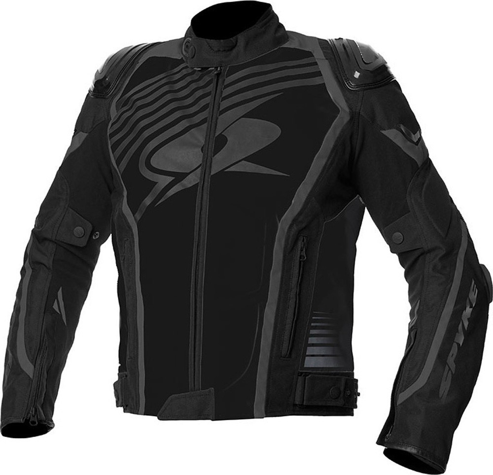 Giacca moto touring Spyke Aragon GT Dry Tecno nero black triplo strato 3 layers jacket