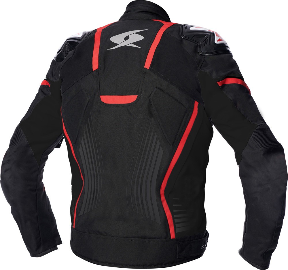 Giacca moto touring Spyke Aragon GT Dry Tecno nero rosso black red triplo strato 3 layers jacket