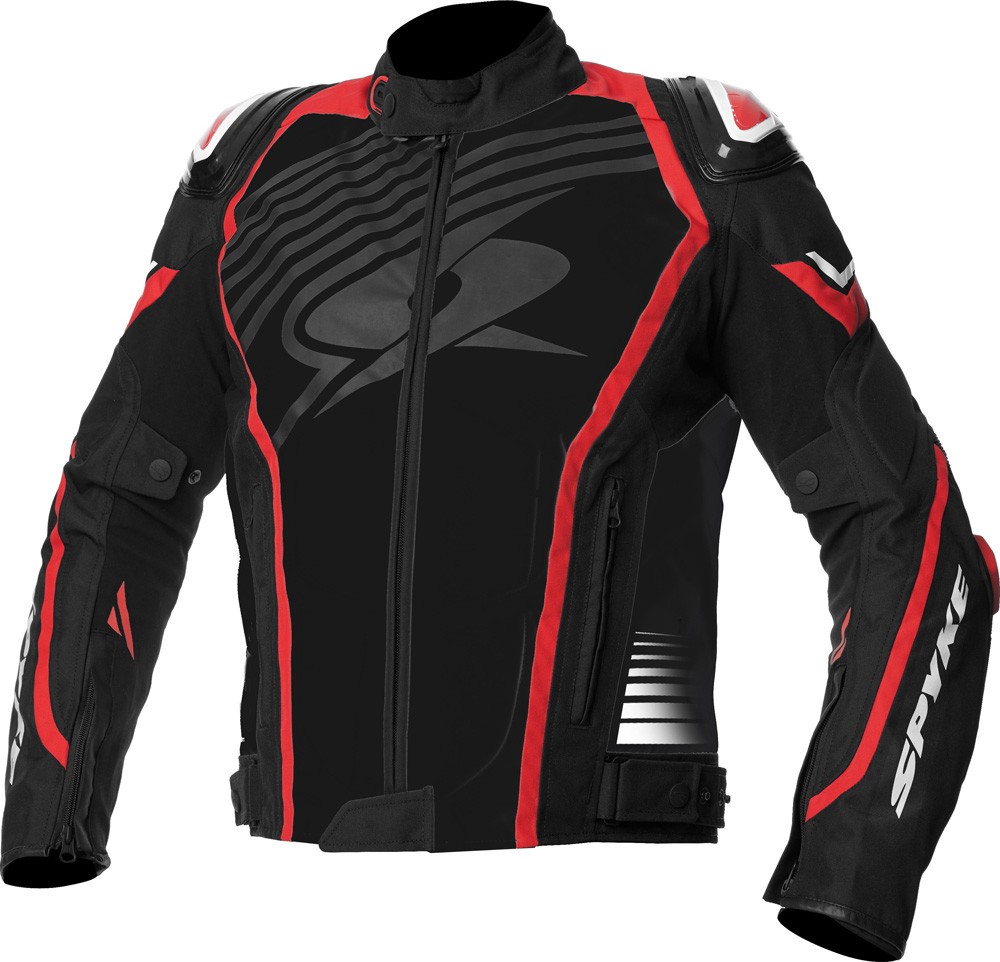 Giacca moto touring Spyke Aragon GT Dry Tecno nero rosso black red triplo strato 3 layers jacket
