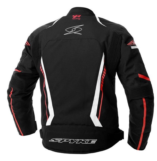 Giacca moto sport touring Spyke Daytona Dry Tecno sport nero rosso black red jacket